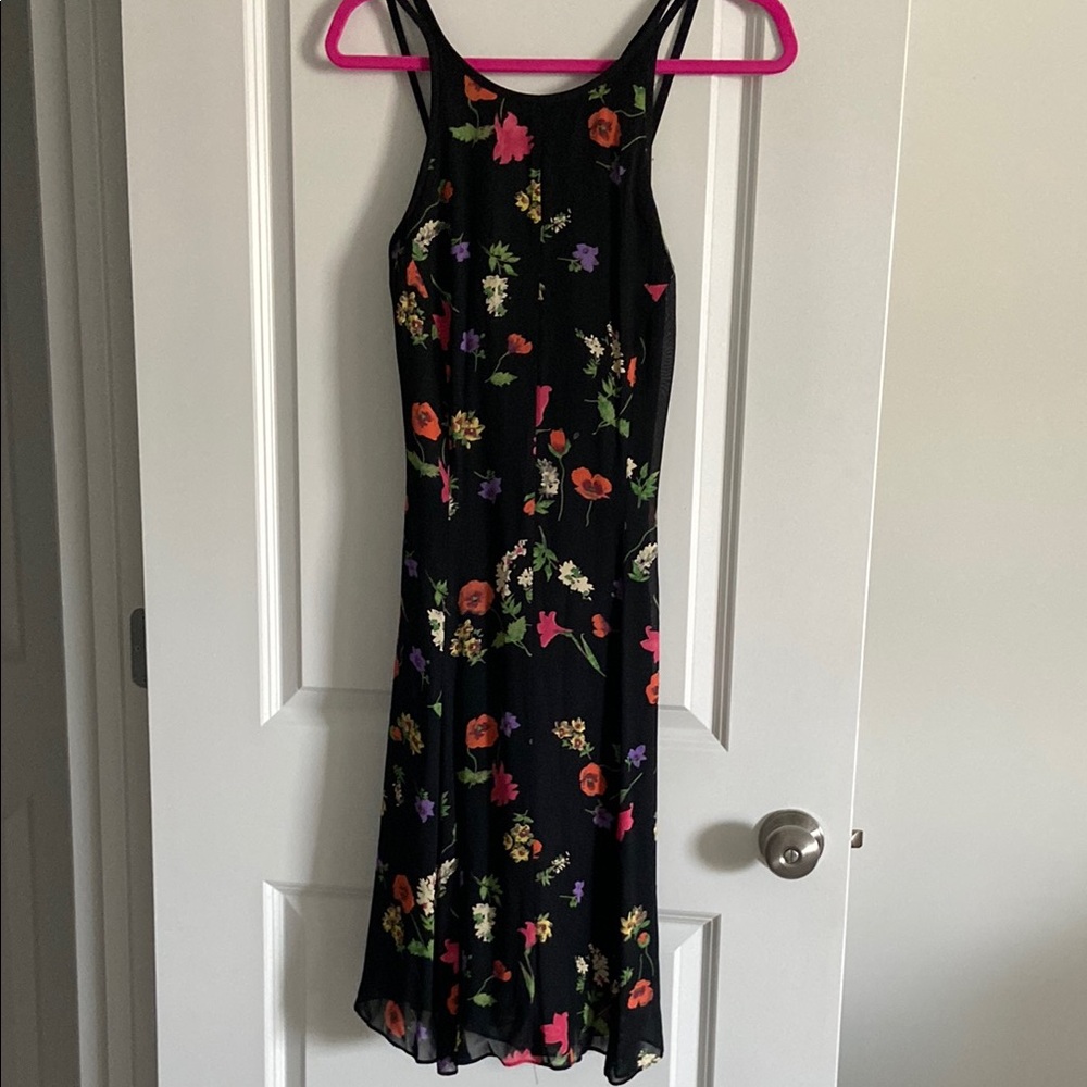 Geary Roark Floral Black Dress